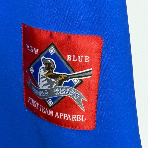 Vintage Philadelphia Phillies Jersey Raw Blue Team Apparel  3XL - Picture 3 of 7